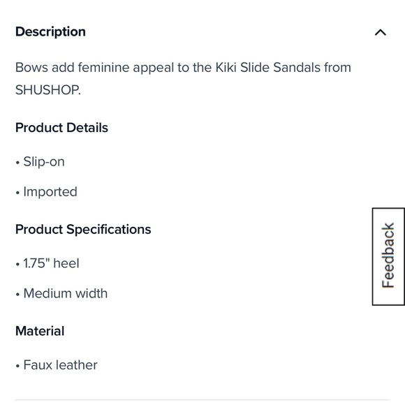 ShuShop- Kiki. Blush  Bow Slide Sandals. Like new. - Picture 11 of 11